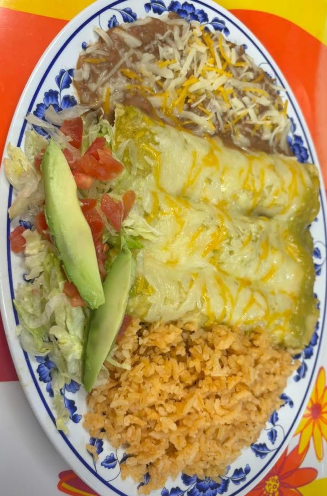 Enchiladas Mojadas - Restaurant El Calentano